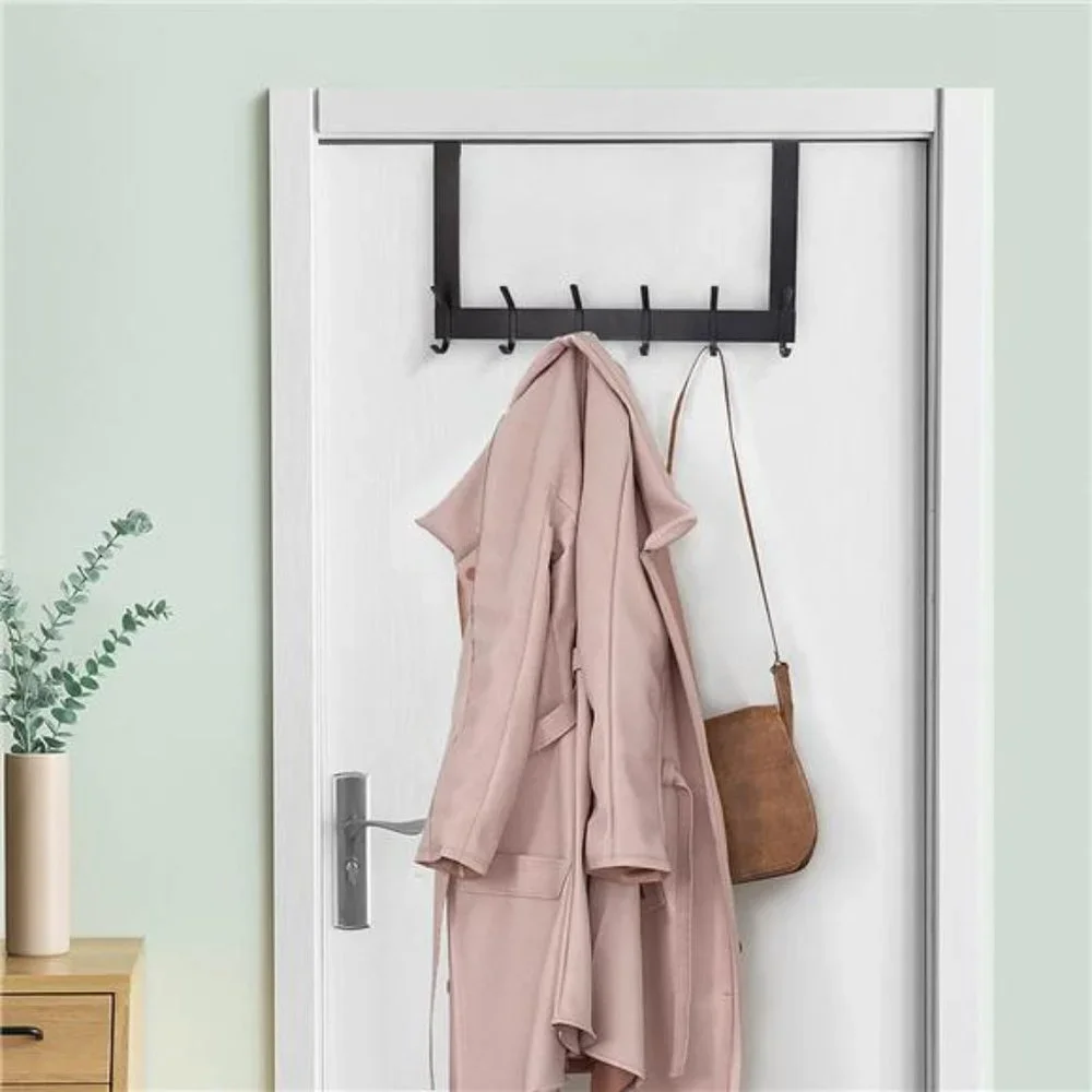 2Pack Over The Door Hook, Stainless Steel Heavy Duty Over Door Hanger Holder